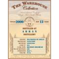 Arran 2000 WW8 The Warehouse Collection Bourbon Hogshead 184 58% 700ml