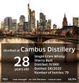 Cambus 1991 WhfL Sherry Butt Dram Talk Frankfurt 48.3% 700ml