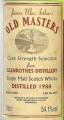 Glenrothes 1988 JM Old Master's Cask Strength Selection #6995 54.1% 700ml