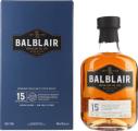 Balblair 15yo Bourbon 1st fill Spanish Butt 46% 700ml