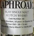 Laphroaig 2004 Duty Paid Sample 8yo in Bourbon 10yo in Quarter Cask Feis Ile 2022 Manager Masterclass 50.4% 700ml