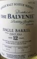 Balvenie 12yo Single Barrel 1st-fill bourbon 6676 47.8% 750ml