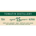 Tomatin 1993 HB Finest Collection American Oak 46% 700ml