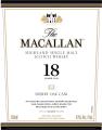 Macallan 18yo Sherry Oak Cask Sherry Seasoned Oak 43% 700ml