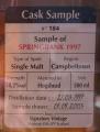 Springbank 1997 SV Cask Sample Hogshead 58.2% 500ml