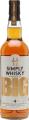 Simply Whisky Big Dream 2nd Fill Ex-Bourbon #2287 65.7% 700ml