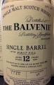 Balvenie 12yo Single Barrel 1st Fill Ex-Bourbon Barrel 47.8% 750ml