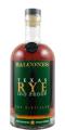 Balcones Texas Rye Single Barrel Charred American Oak 50% 700ml