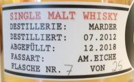 Marder 2012 American Oak Schlossle Laufenburg 58.4% 500ml