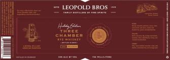 Leopold Bros Three Chamber Rye Holiday Edition 2021 50% 750ml