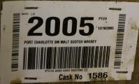 Port Charlotte 2005 Duty Paid Sample Grenache Wine Cask 1586 Warehouse Tasting 61.8% 500ml