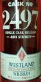 Westland Cask No. 2497 Single Cask Release Pedro Ximenez Hogshead 2497 Total Wine & More 59.9% 750ml