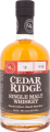 Cedar Ridge Single Malt Whisky Batch 19 40% 700ml