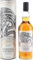 Cardhu Gold Reserve House Targaryen Game of Thrones 40% 700ml