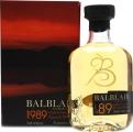 Balblair 1989 2nd Release Bourbon 43% 700ml