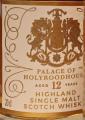 Palace of Holyroodhouse 12yo UD Highland Single Malt Scotch Whisky 46% 200ml