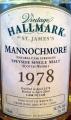 Mannochmore 1978 HSJ #3548 56.5% 750ml