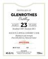 Glenrothes 1989 ED The 1st Editions Sherry Cask 46.8% 750ml