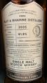 Allt-A-Bhainne 2005 GM Connoisseurs Choice Cask Strength Refill American Hogshead 16600701 Shinanoya Tokyo Japan 61.9% 700ml