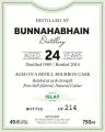 Bunnahabhain 1989 ED The 1st Editions Refill Bourbon Cask 49.6% 750ml