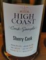 High Coast 2014 Cask Sample Oloroso sherry cask 2014-434 Whisky Festivals 2019 54% 500ml