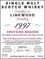 Linkwood 1997 ED The 1st Editions Refill Hogshead HL12182 58.4% 700ml