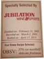Four Roses 2005 Private Selection OBSV New American Oak Barrel 89-1S Jubilation Wine & Spirits 56.4% 750ml