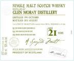 Glen Moray 1991 HL 50% 700ml