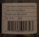 Braunstein Danica Whisky Non Peated Oloroso sherry Batch 42% 500ml
