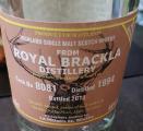 Royal Brackla 1994 GM Private Collection 8081 LMDW 46% 700ml