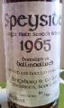 Speyside distilled in Ballindalloch 1965 Kb #4547 58.5% 700ml