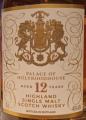 Palace of Holyroodhouse 12yo UD Highland Single Malt Scotch Whisky 46% 700ml