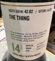 Tobermory 2008 SMWS 42.82 The Thing Refill Ex-Bourbon Hogshead 58.2% 700ml