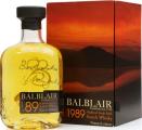 Balblair 1989 Ex-Bourbon Casks 43% 700ml