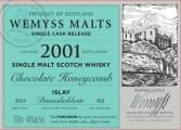 Bunnahabhain 2001 Wy Chocolate Honeycomb 46% 700ml