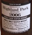 Highland Park 2006 DT Octave Cask #5027133 Whiskyzone.de 54.2% 700ml