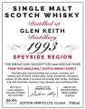 Glen Keith 1993 ED Refill Barrel HL 18214 56.4% 700ml