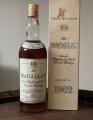 Macallan 1962 Pure Highland Malt Scotch Whisky Matured in Sherry Wood Campbell Hope & King Elgin 45.85% 750ml