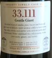 Ardbeg 2001 SMWS 33.111 Gentle Giant 1st Fill Ex-Bourbon Barrel 33.111 57.6% 700ml