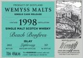 Laphroaig 1998 Wy Beach Bonfires ex-Bourbon Hogshead 46% 700ml