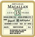 Macallan 1997 DoD Refill Hogshead LD 9992 46% 700ml