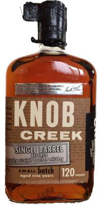 Knob Creek 9yo Single Barrel Reserve Amazon.co.jp 60% 750ml