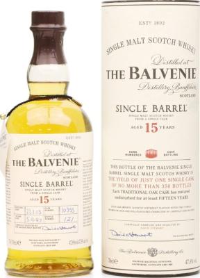 Balvenie 1997 Single Barrel Cask No.10355 15yo #10363 47.8% 700ml