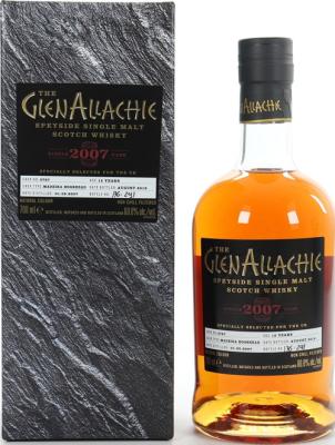 Glenallachie 2007 Single Cask for UK Batch 2 Madeira Hogshead #3767 60.8% 700ml