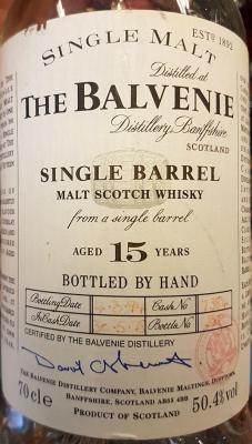 Balvenie 15yo Single Barrel 7384 50.4% 700ml