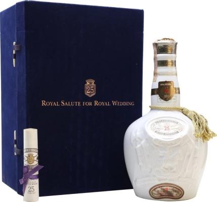 Royal Salute 25yo Royal Wedding Bottling 40% 700ml