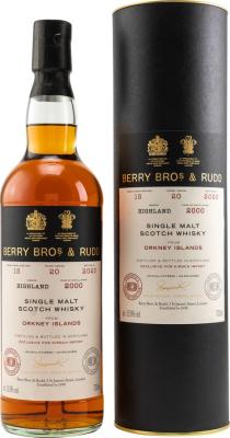 Orkney Islands 2000 BR Amarone Wine Cask Finish #15 Kirsch Import 53.6% 700ml