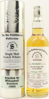 Miltonduff 1995 SV The Un-Chillfiltered Collection Bourbon Barrels 46% 700ml