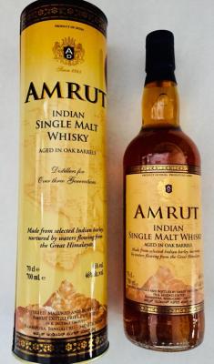 Amrut Indian Single Malt Whisky Oak Barrels Batch 99 46% 700ml