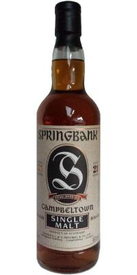 Springbank 21yo Soc. Auxil 46% 700ml